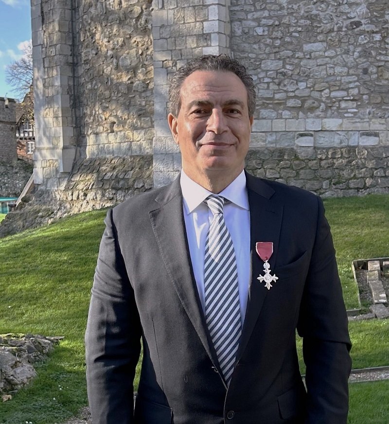 Crossbridge Capital Co-Founder and Group CEO Tarek Khlat presented with his MBE